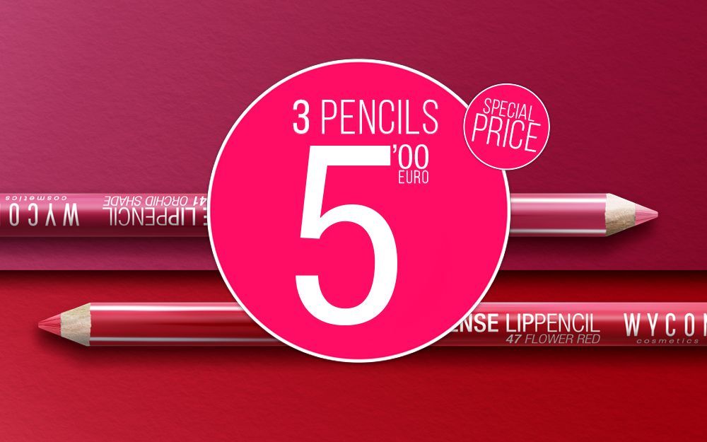 3 PENCILS 5 EURO